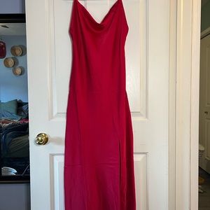 Red Slip Dress